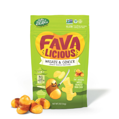 Favalicious Wasabi and Ginger Fava Beans (12 Pack)